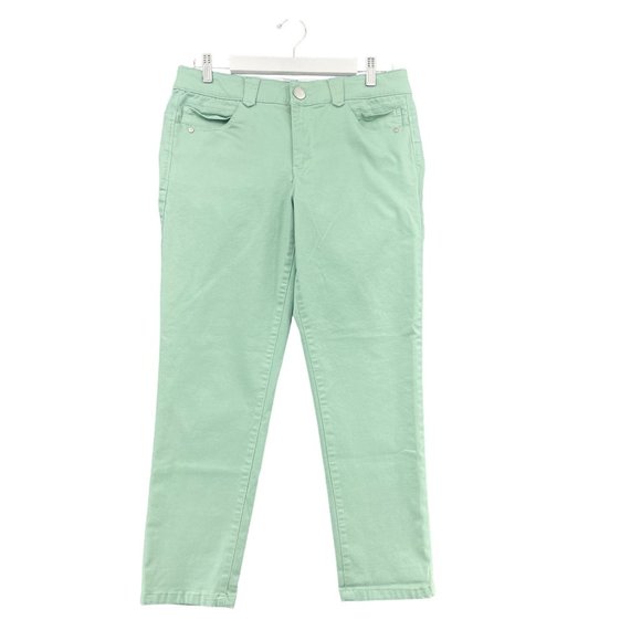 Democracy Denim - Democracy Jeans Womens 10 Green Ab Solution Stretch Slimming Shaping